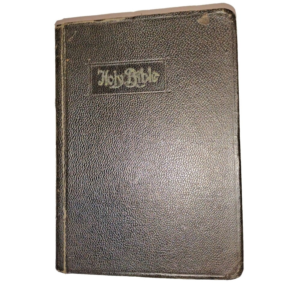 Vintage 1914 Douay-Rheims Holy Bible John Murphy Co. Catholic Leather Edition